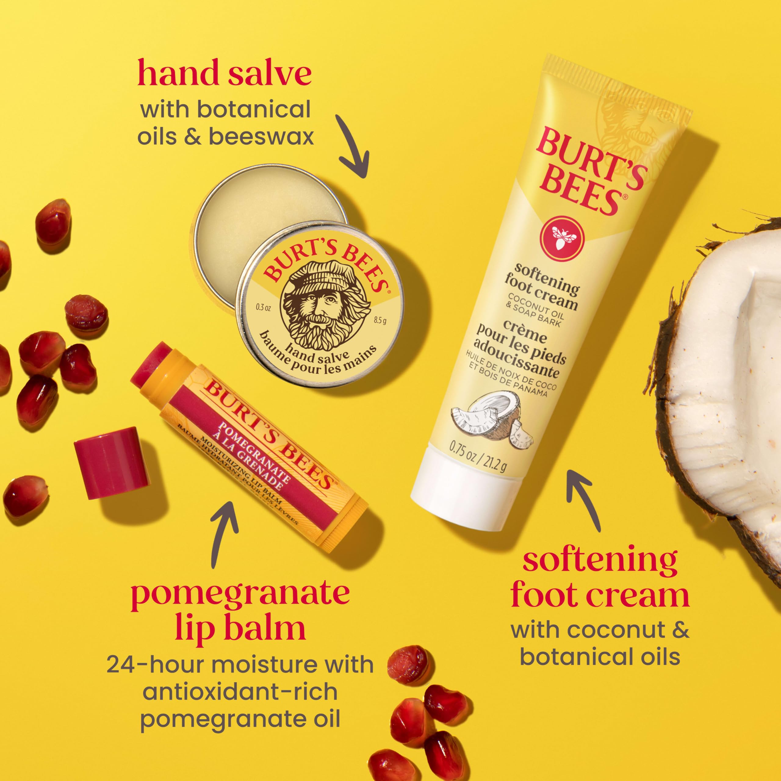 Burt s Bees Tips and Toes Kit Gift Set 6 Travel Size - Burt's Bees Official Imagery - 8