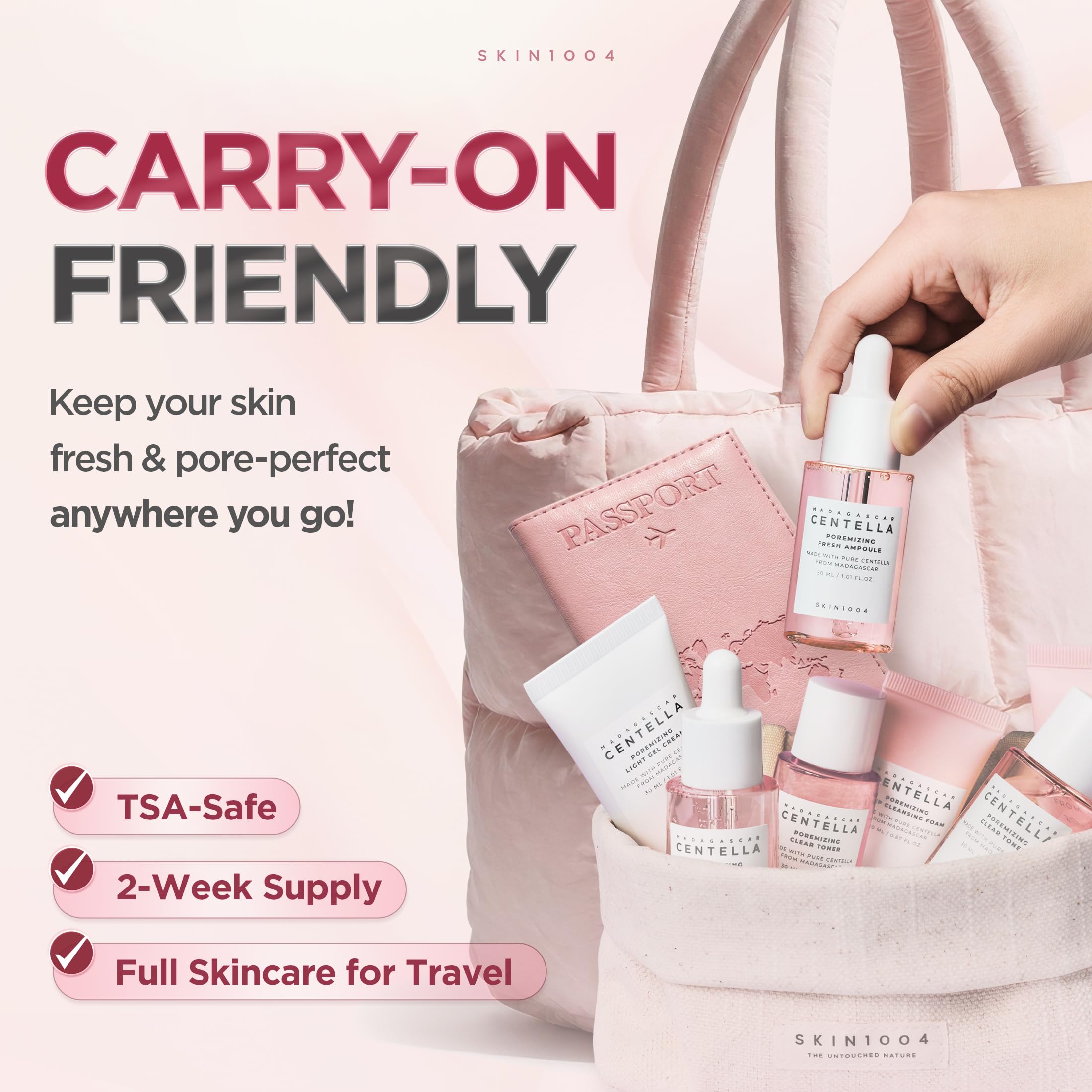 SKIN1004 Madagascar Centella Poremizing Travel Kit - SKIN1004 Official Imagery - 4