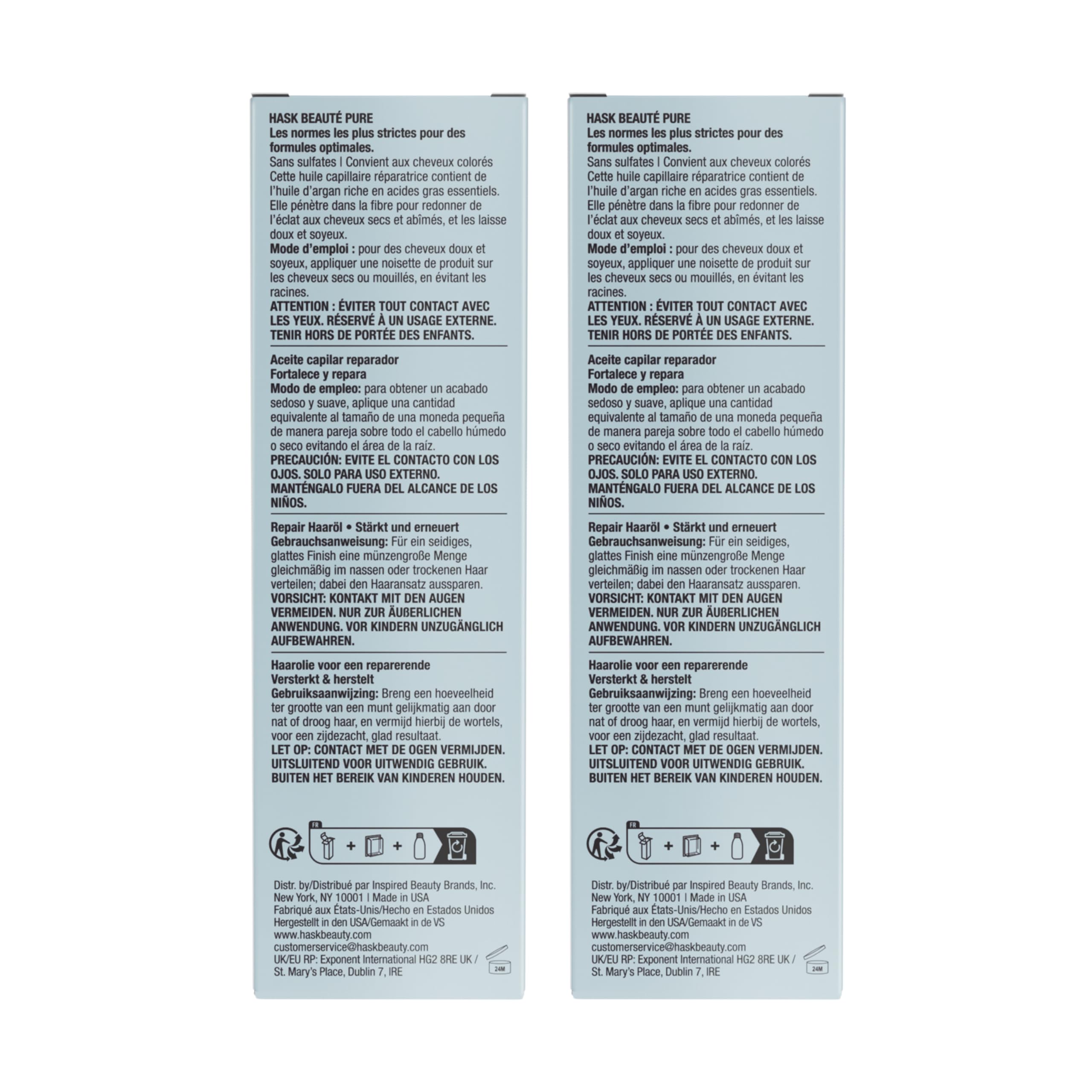 HASK Repair Argan Oil Shine Hair Oil, Pack of 3 - HASK Official Product View 10