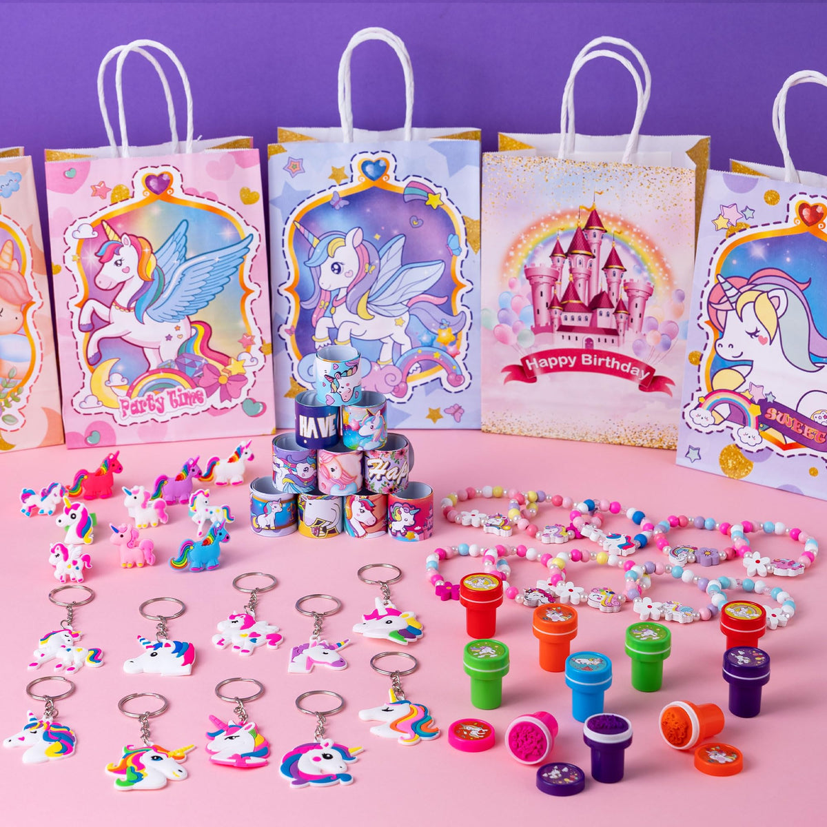 132PCS Girls Party Favors Birthday Goodie Bag Stuffers and - JOLJUMP Official Imagery - 5