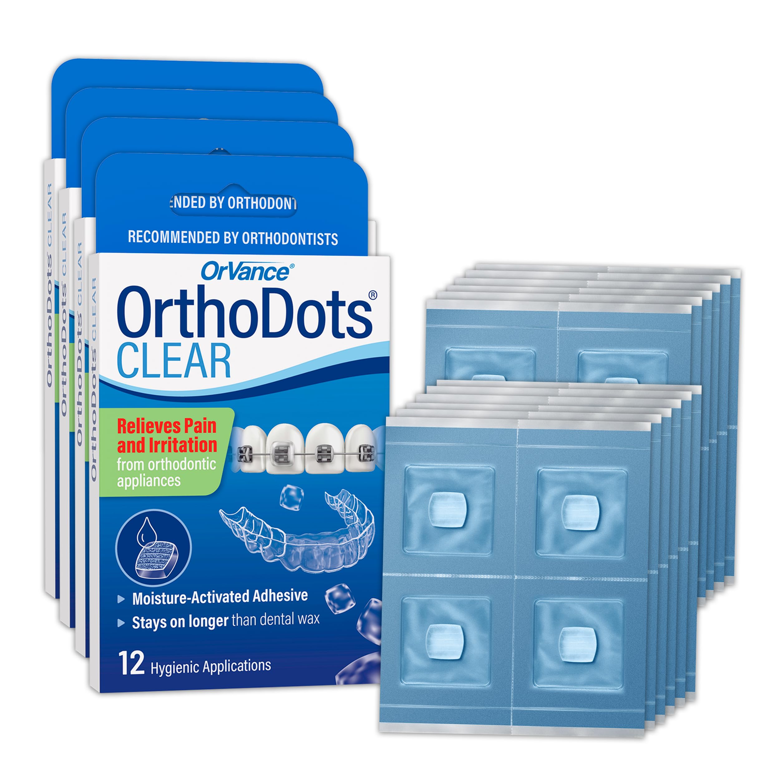 OrthoDots CLEAR Braces Wax Alternative by ORVANCE
