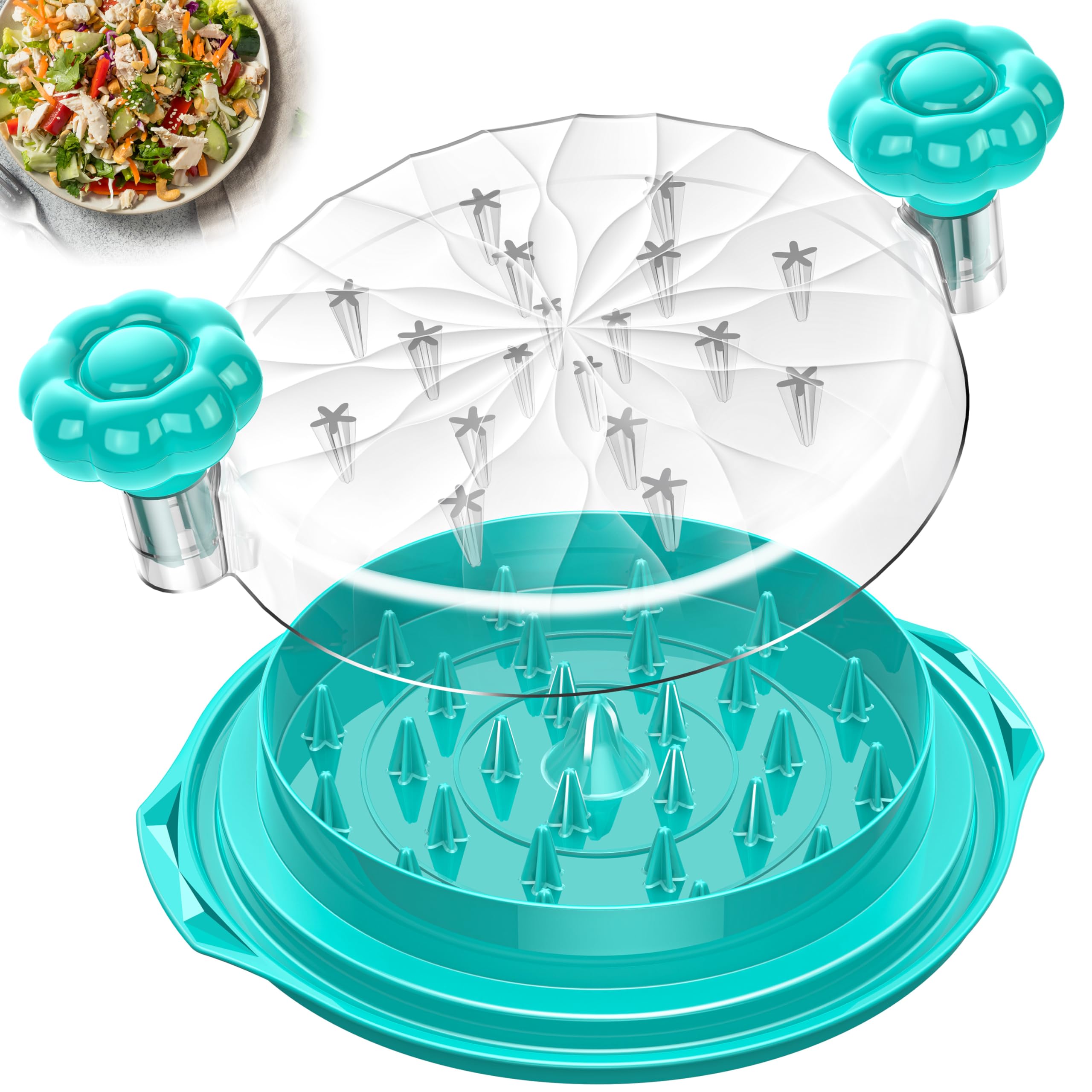 Beiyunee Chicken Shredder Tool Twist Large - Meat Shredders for C by Beiyunee - Angle View 8
