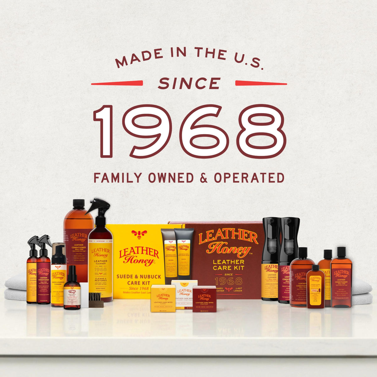 Leather Honey Complete Leather Care Kit Non Toxic Made in - Leather Honey Official Imagery - 7