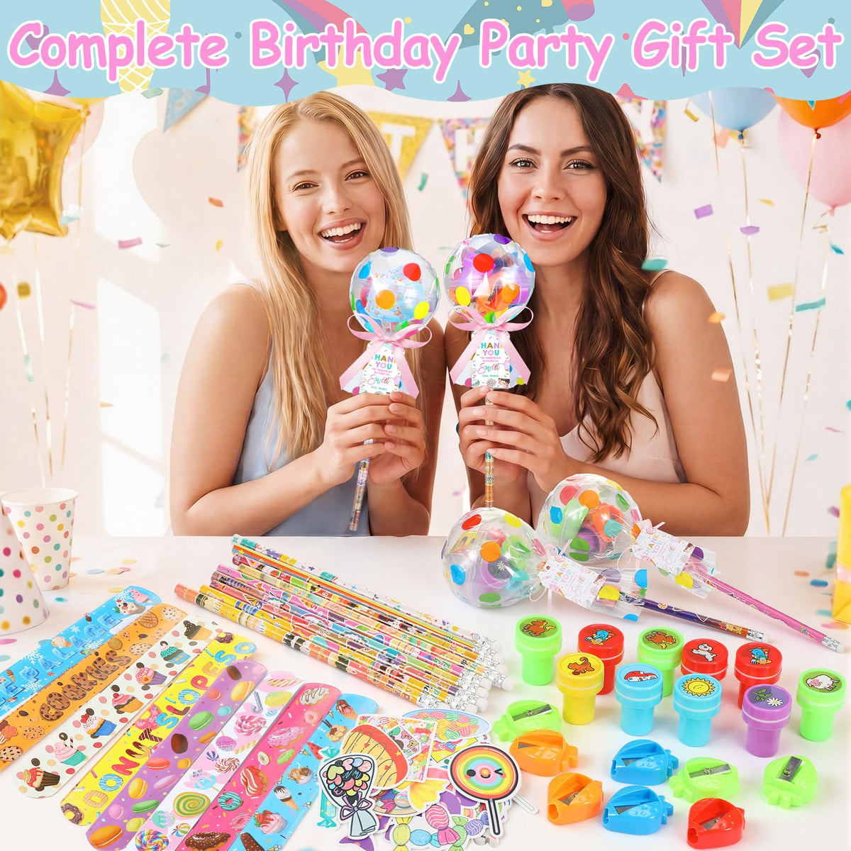 Soulchen 24 Pack Birthday Party Favor Set Bulk Giant - Soulchen Official Imagery - 6