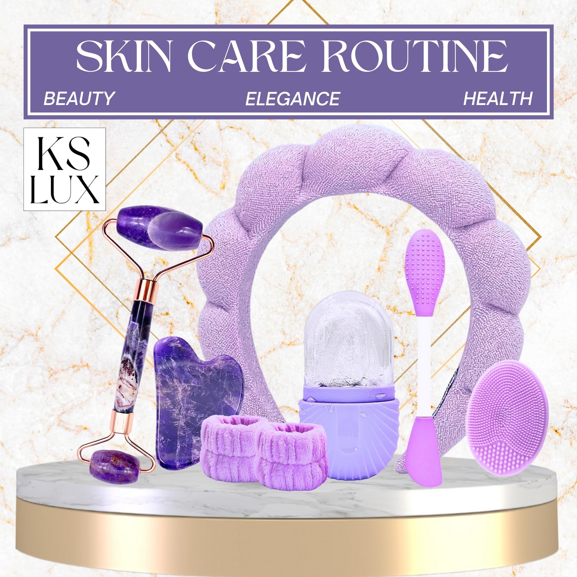 Skincare tools set, facial accessories for skincare, teen skin - KS LUX