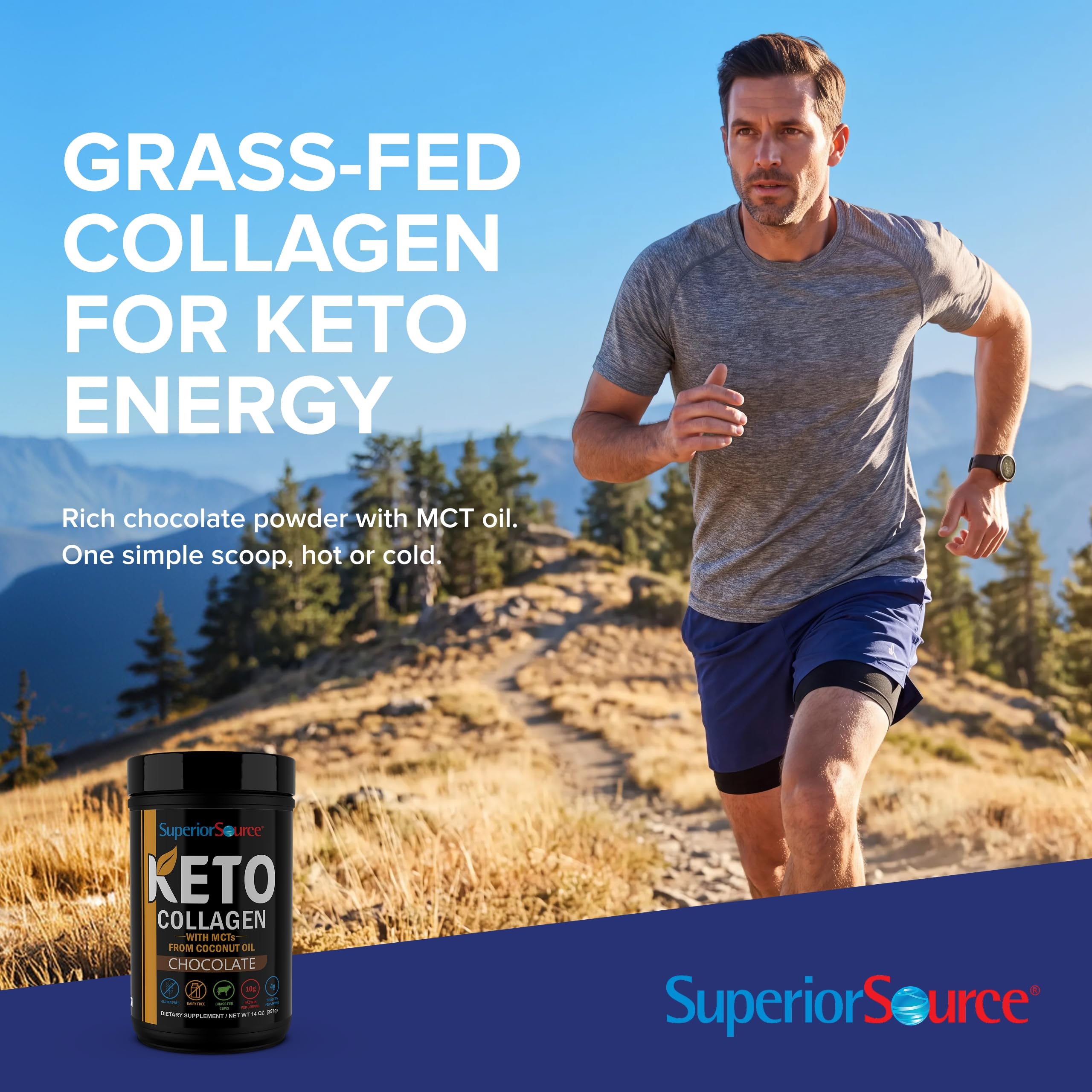 Superior Source Keto Collagen Protein Powder with MCT Oil - Superior Source Official Imagery - 3