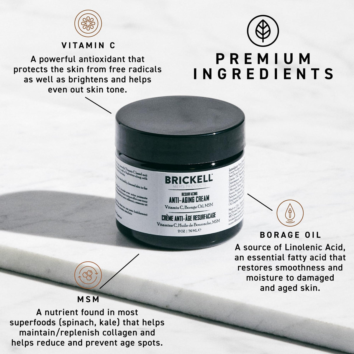 Brickell Men s Products Resurfacing Anti Aging Face Cream - Brickell Men's Products Official Imagery - 3