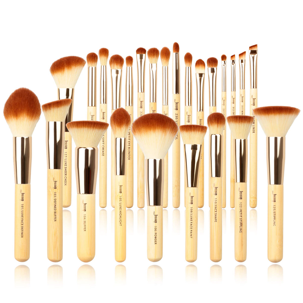 Jessup Makeup Brushes Set Professional for Foundation - Jessup Official Imagery - 2