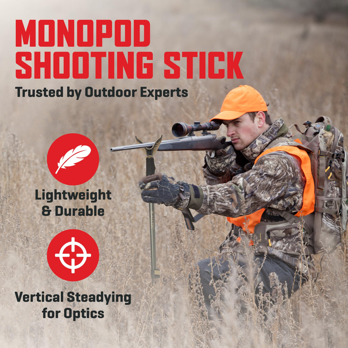 Allen Company Monopod Shooting Stick and Gun Rest - AC Allen Official Imagery - 3