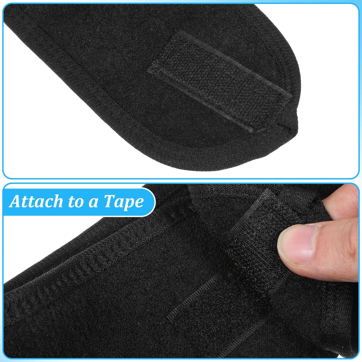 Lemecima 30 Pack Black Spa Headband Bulk Adjustable Facial - Lemecima Official Imagery - 5