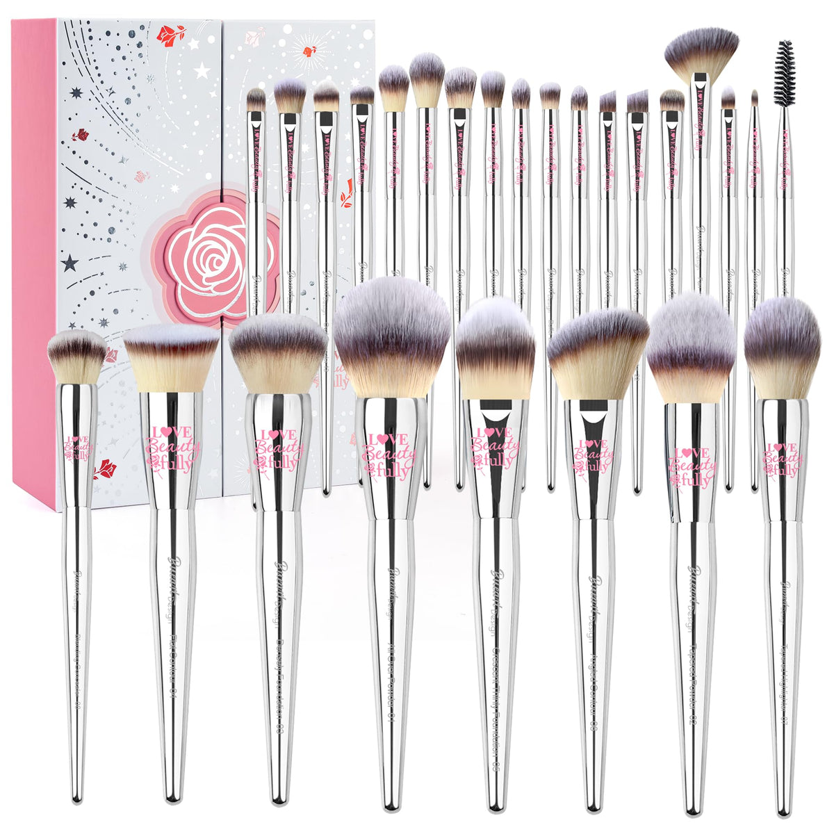 26Pcs PRO Makeup Brushes Set Christmas Gift - Bueart Design Official Imagery - 2