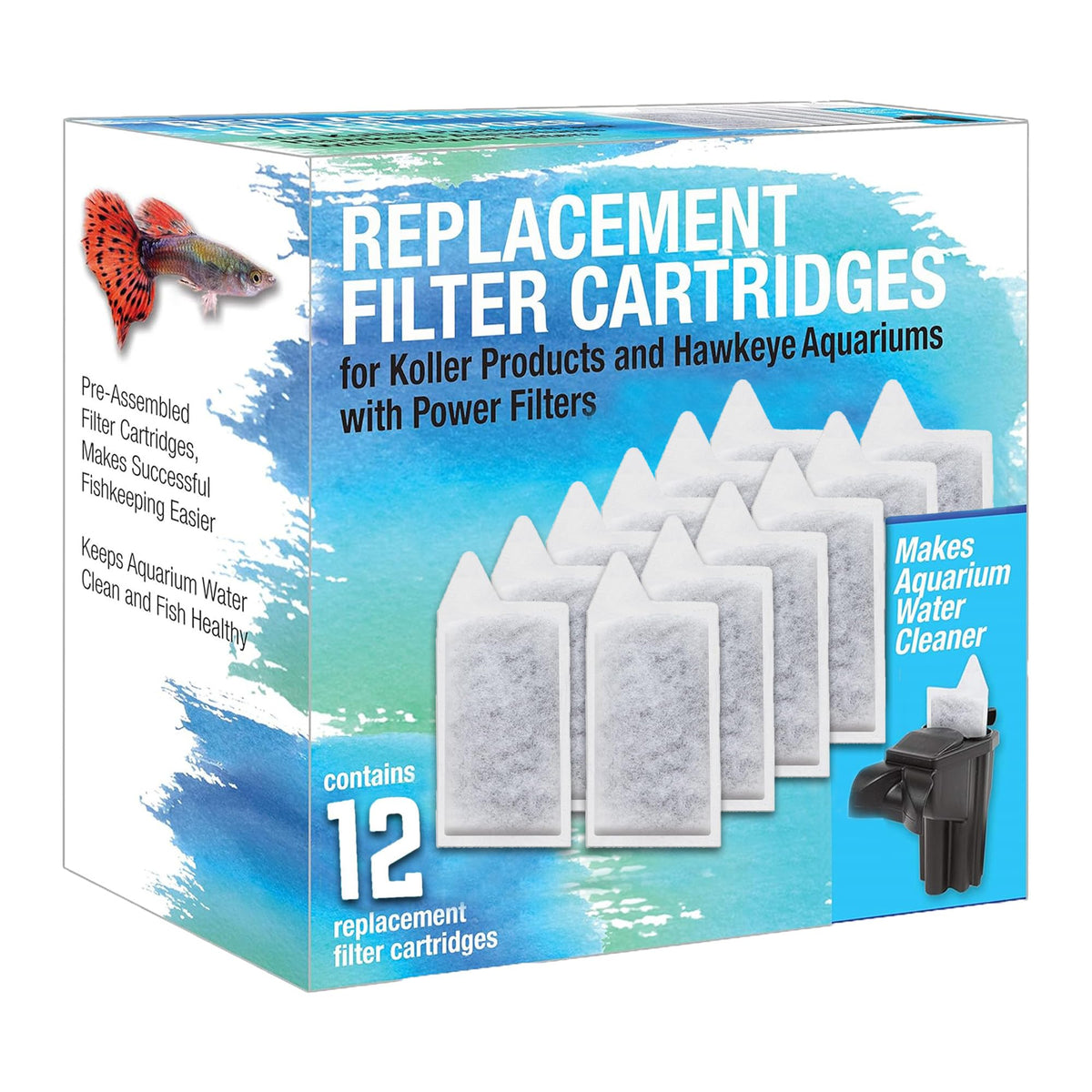 Small 12 Pack Filter Cartridges Replacement Cartridge for - SW PRODUCTS Official Imagery - 1