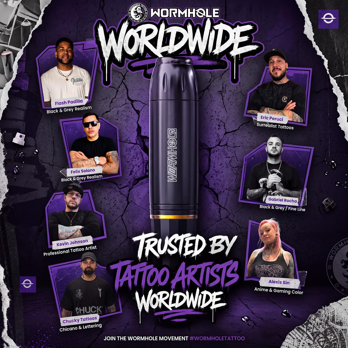 Wormhole Tattoo Gun Kit Uninterrupted Power Set for - Wormhole Tattoo Official Imagery - 6