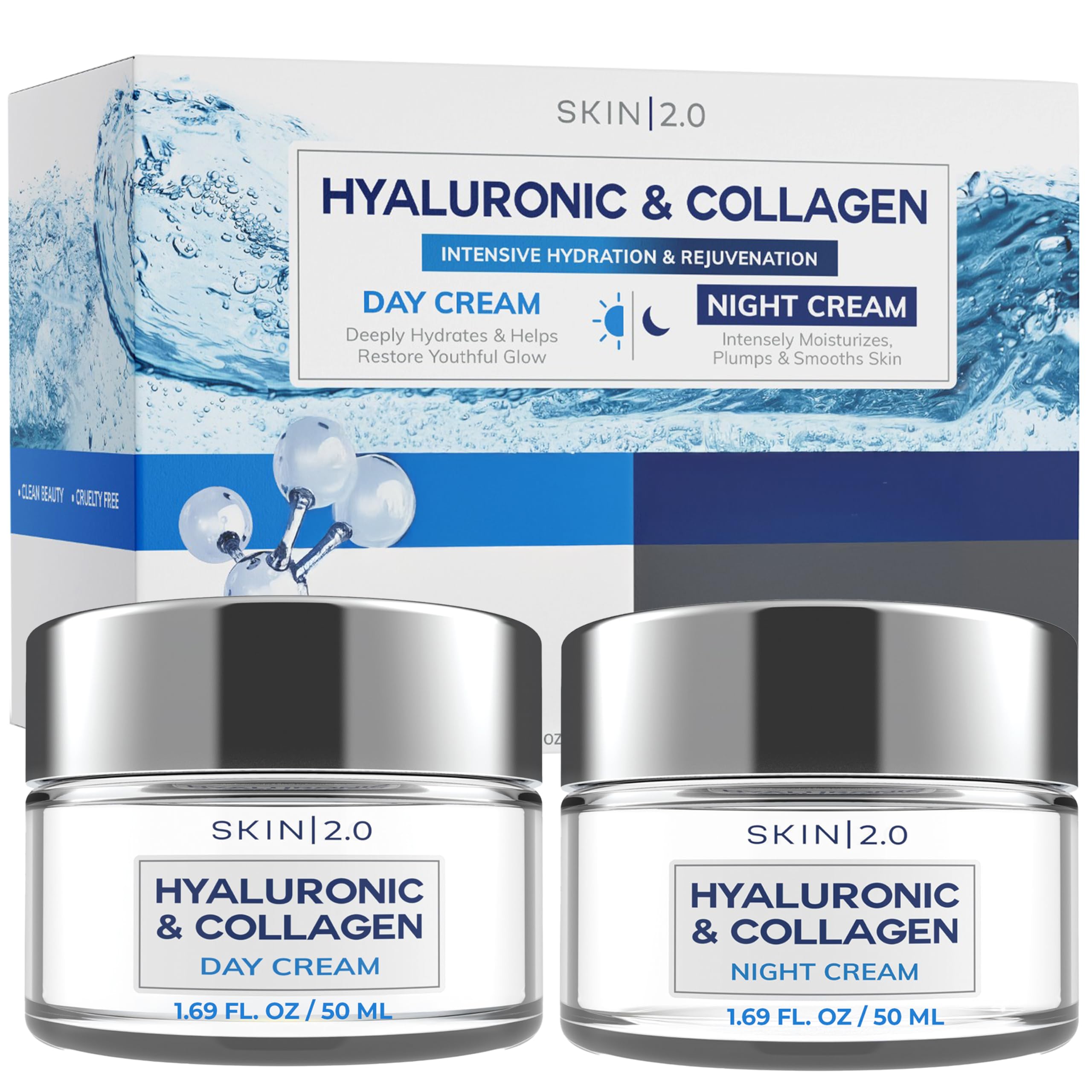 Skin 2.0 Vitamin C & Collagen Face Moisturizer - Dermatologist Tested & Anti - Skin 2.0 Official Product View 10