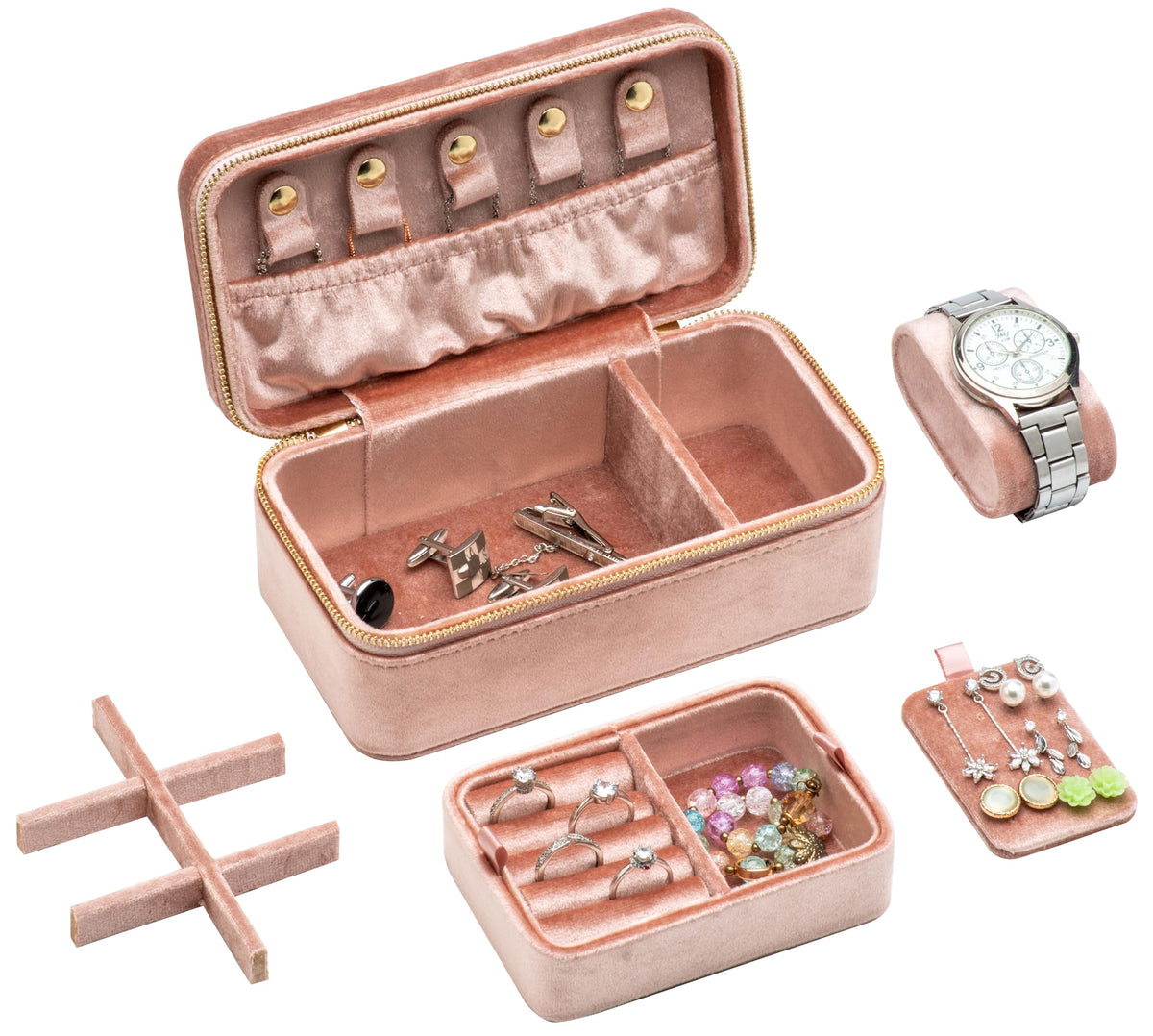 Velvet Jewelry Storage Organizer Display Box for Ring - COWFEX Official Imagery - 7