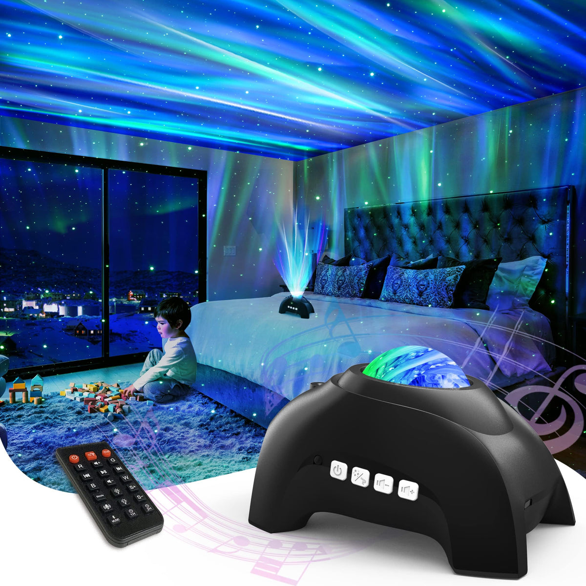 Northern Lights Aurora Projector Star Projector Music - AIRIVO Official Imagery - 2