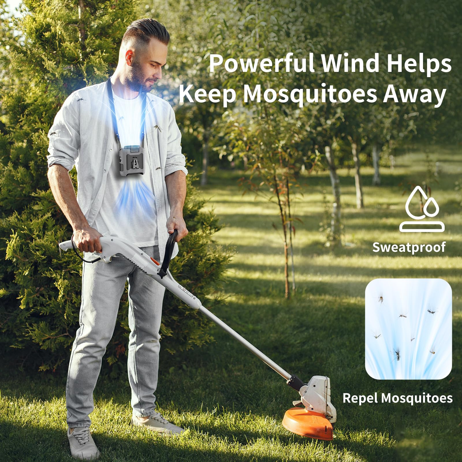 Socool fan Socool 10000mAh Portable Waist Fan Clip on Wearable Belt Personal Fan - Socool fan Official Product View 7