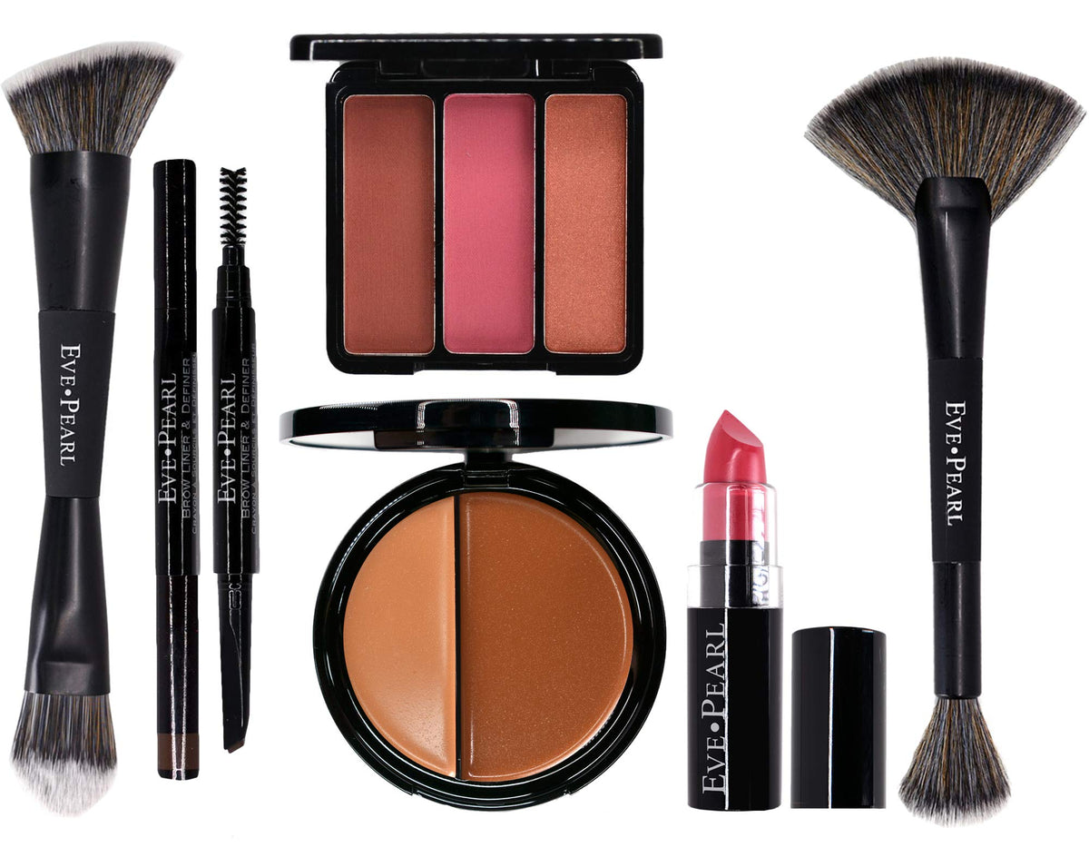 EVE PEARL 6 Pcs Beautiful Face Collection Foundation Blush - EVE PEARL Official Imagery - 2