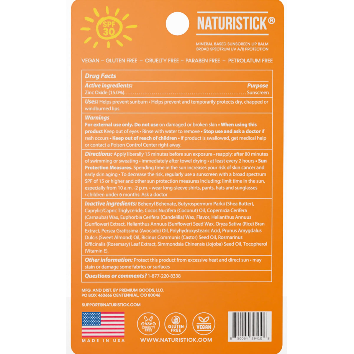 Naturistick UV Pro Mineral SPF 30 Lip Sunscreen 5 Pack - Naturistick Official Imagery - 3