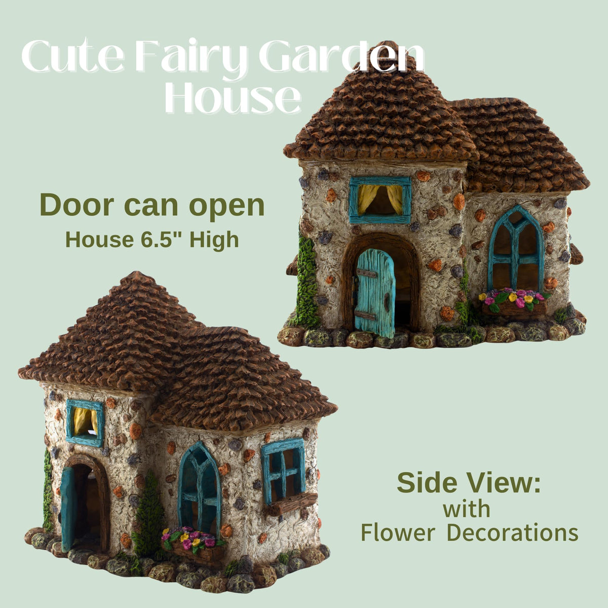 Fairy Garden House Kit for Outside - PRETMANNS Official Imagery - 4