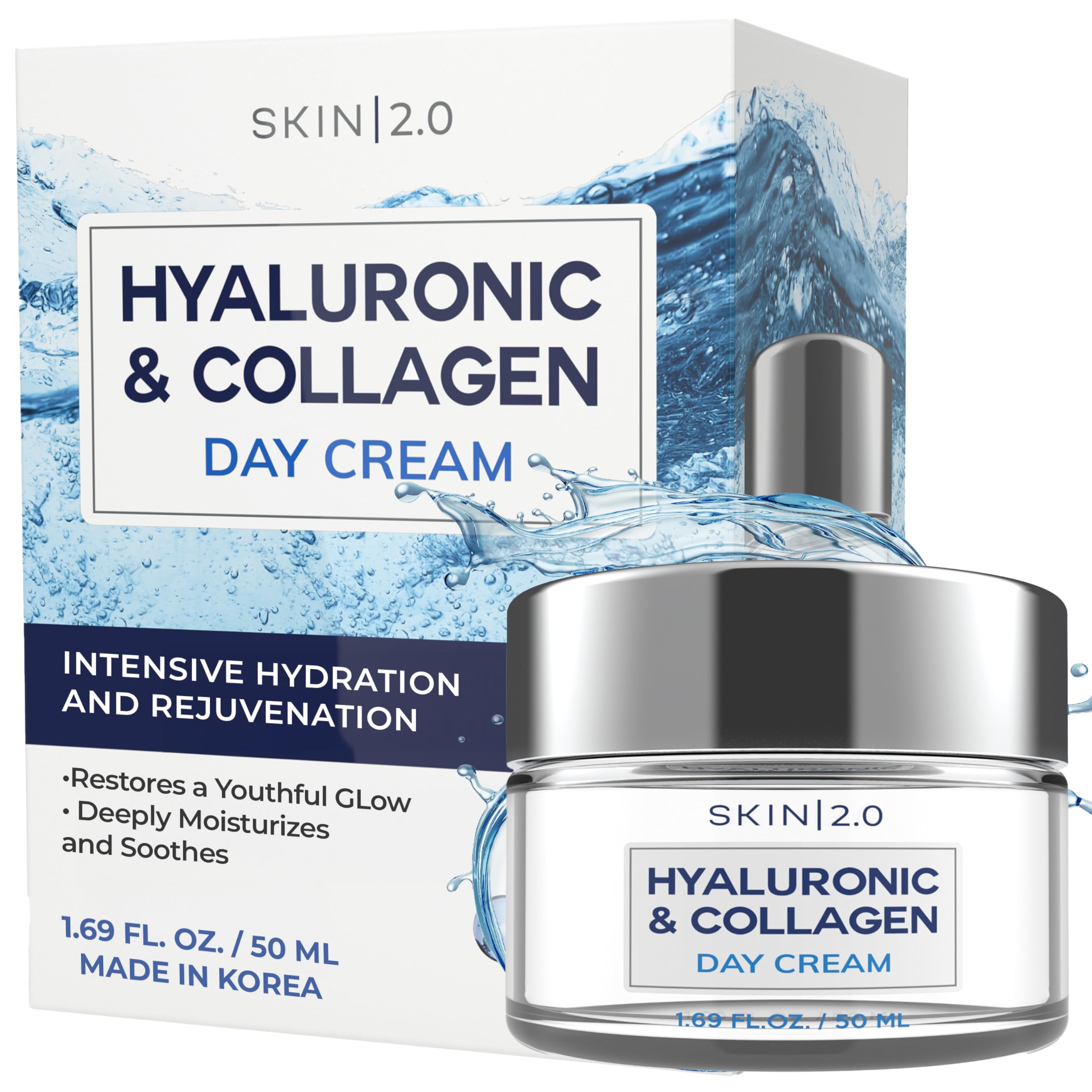 Skin 2.0 Vitamin C &amp; Collagen Face Moisturizer – Anti Aging - Skin 2.0