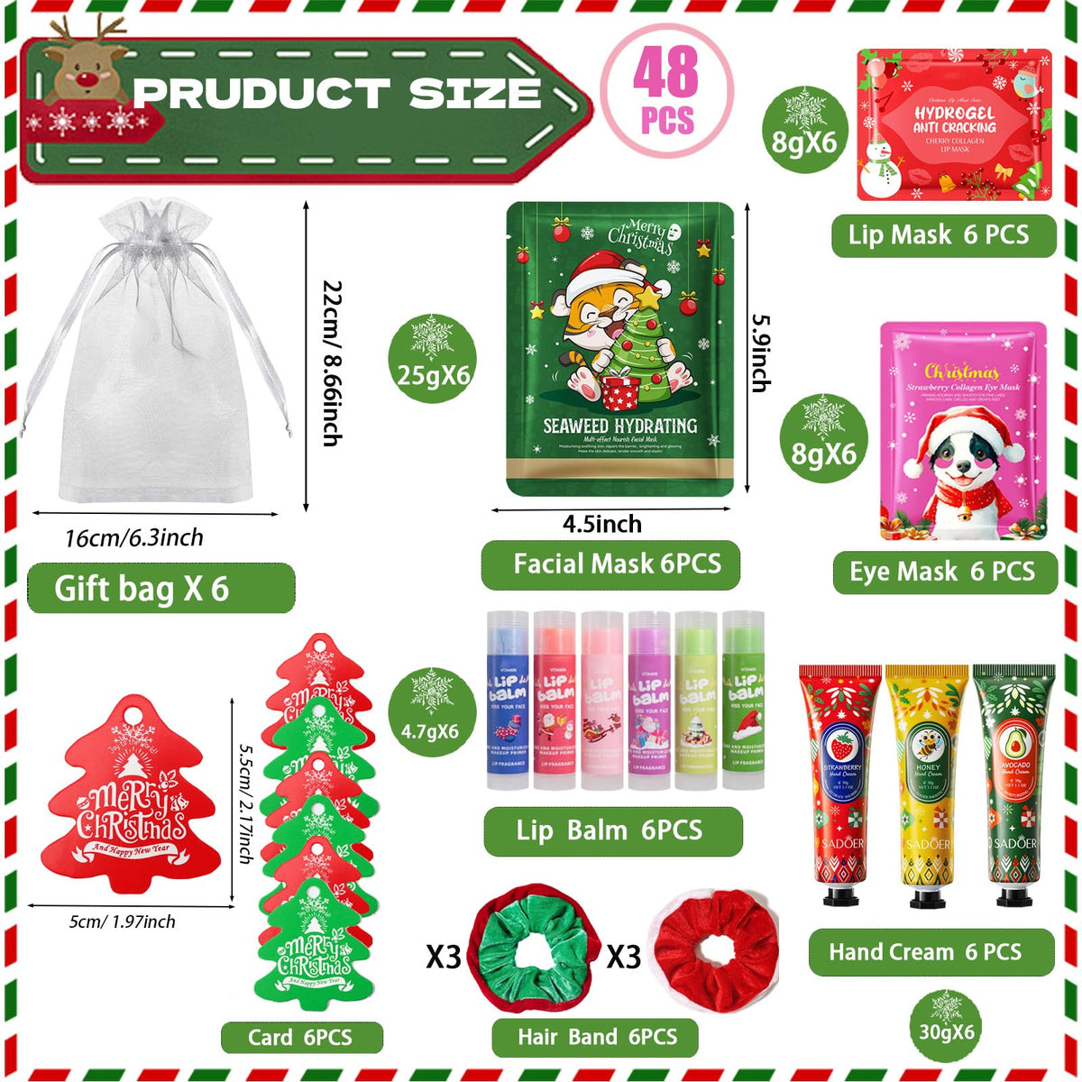 48PCS Christmas Gifts Bulk Christmas Party Favors for Women - SIMSHOTUS Official Imagery - 3