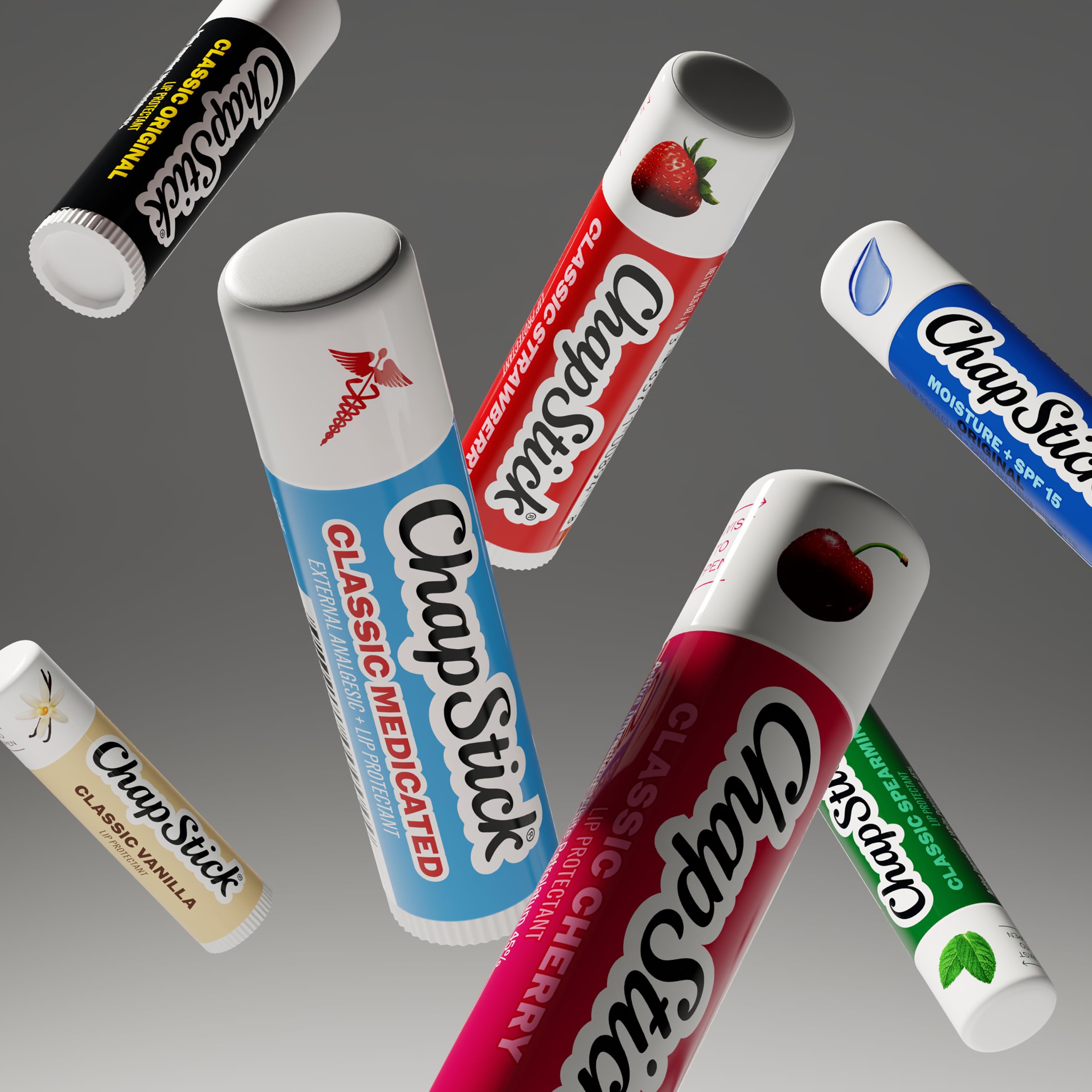 ChapStick Medicated Lip Balm 3-Pack | Cold Sore Relief