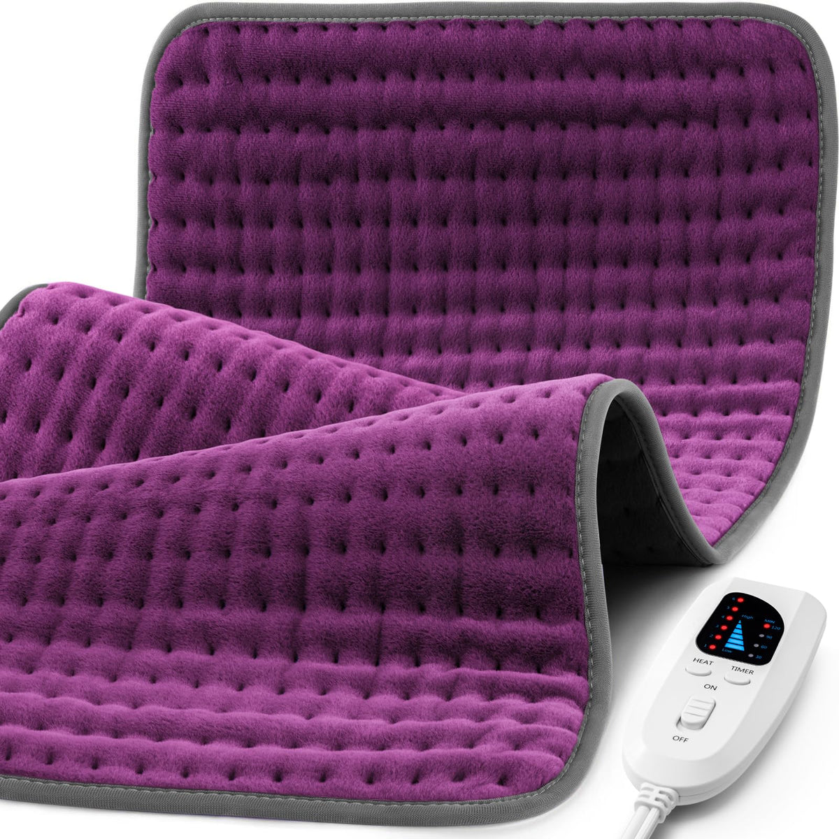 17 x33 Heating Pad for Back Pain Relief Extra Large Electric - TATOWN Official Imagery - 2