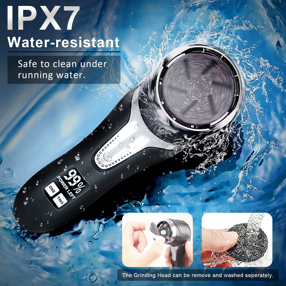 Electric Callus Remover for Feet with Vacuum Professional - Hoxida Official Imagery - 6
