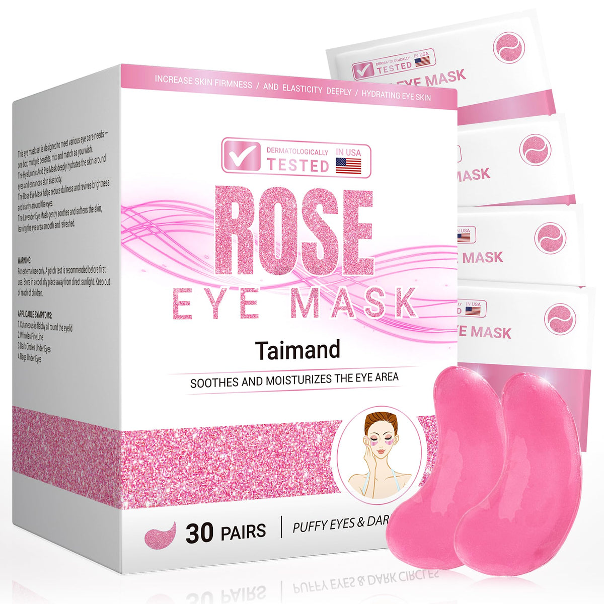Under Eye Patches 24K Gold Eye Mask for Dark Circles - Taimand Official Imagery - 8