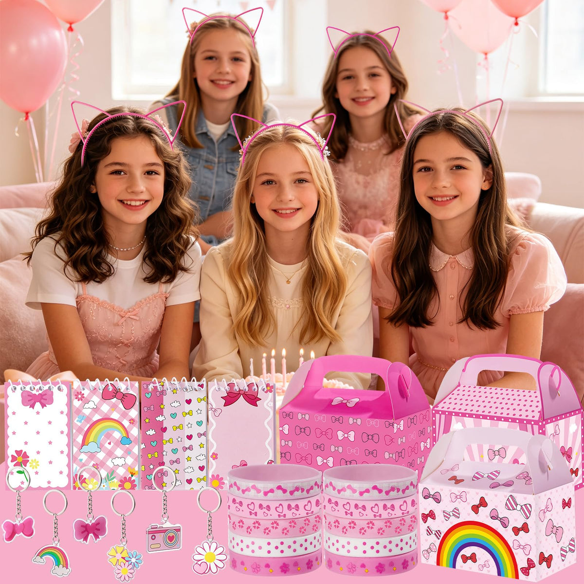 72 Pcs Girl Party Favors Goodie Bag Stuffers Party Supplies - Vanblue Official Imagery - 6