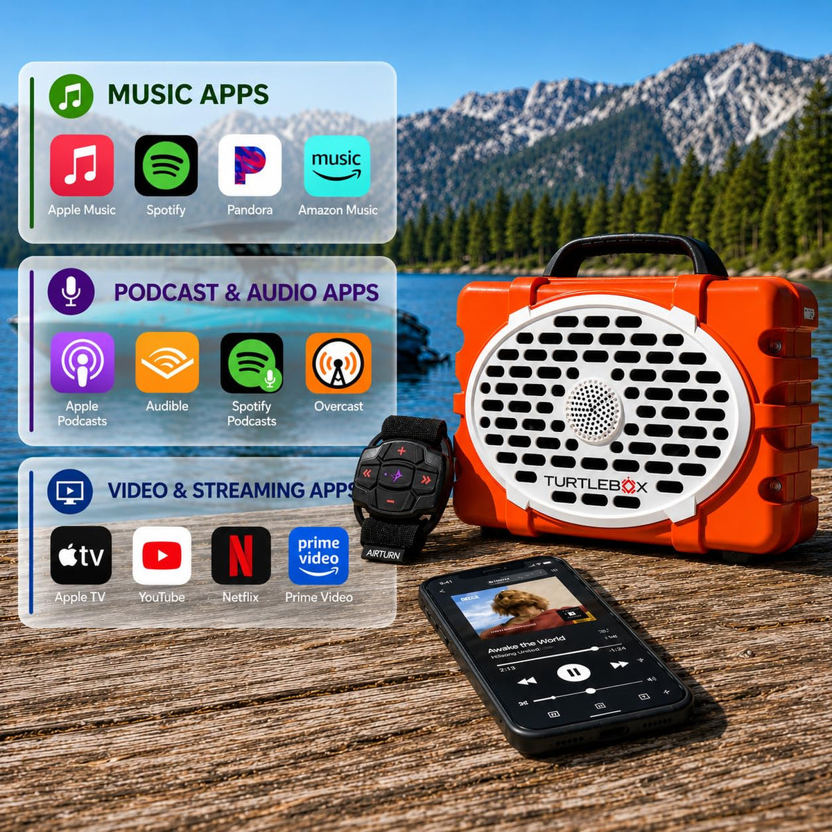 AirTurn MAV Bluetooth Remote for Music Podcasts iPhone - AirTurn Official Imagery - 6