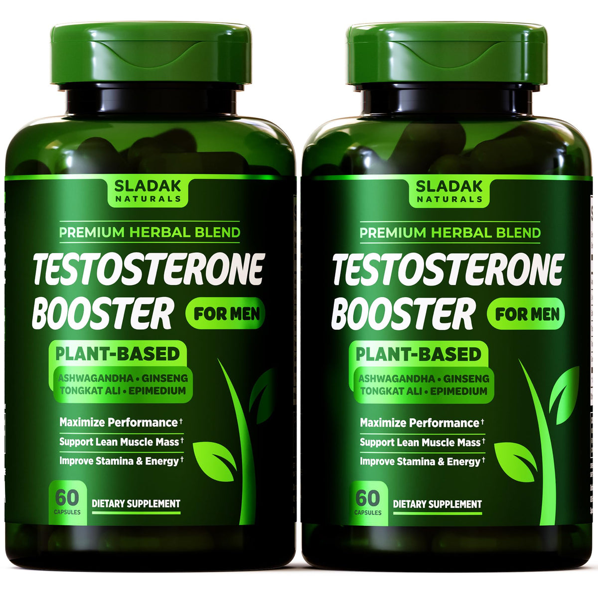 Testosterone Booster for Men - SLADAK NATURALS ㅤ Official Imagery - 1