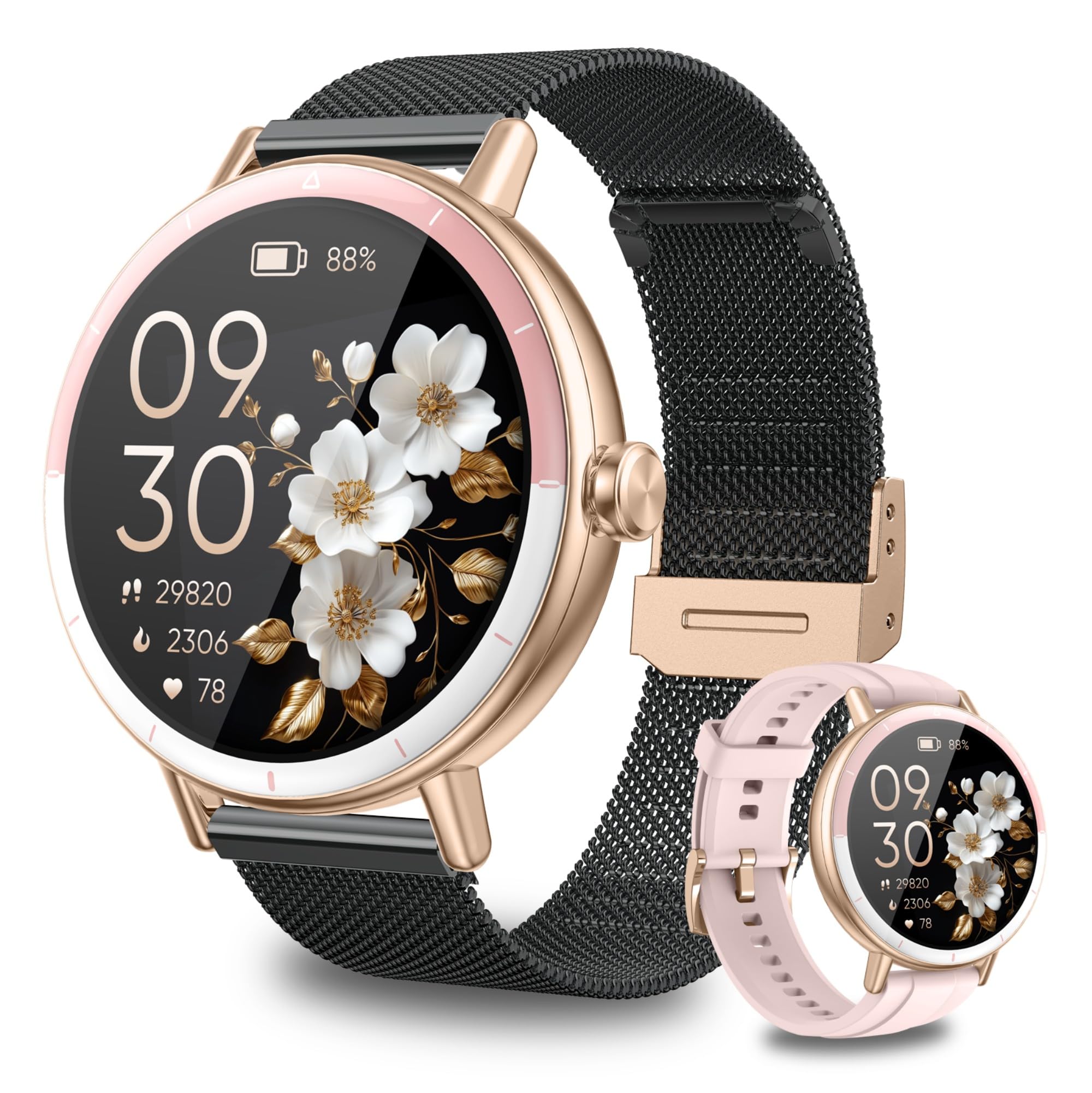 KEEPONFIT Smart Watches for Women Android/iphone, Fitness Tracker with - View 9