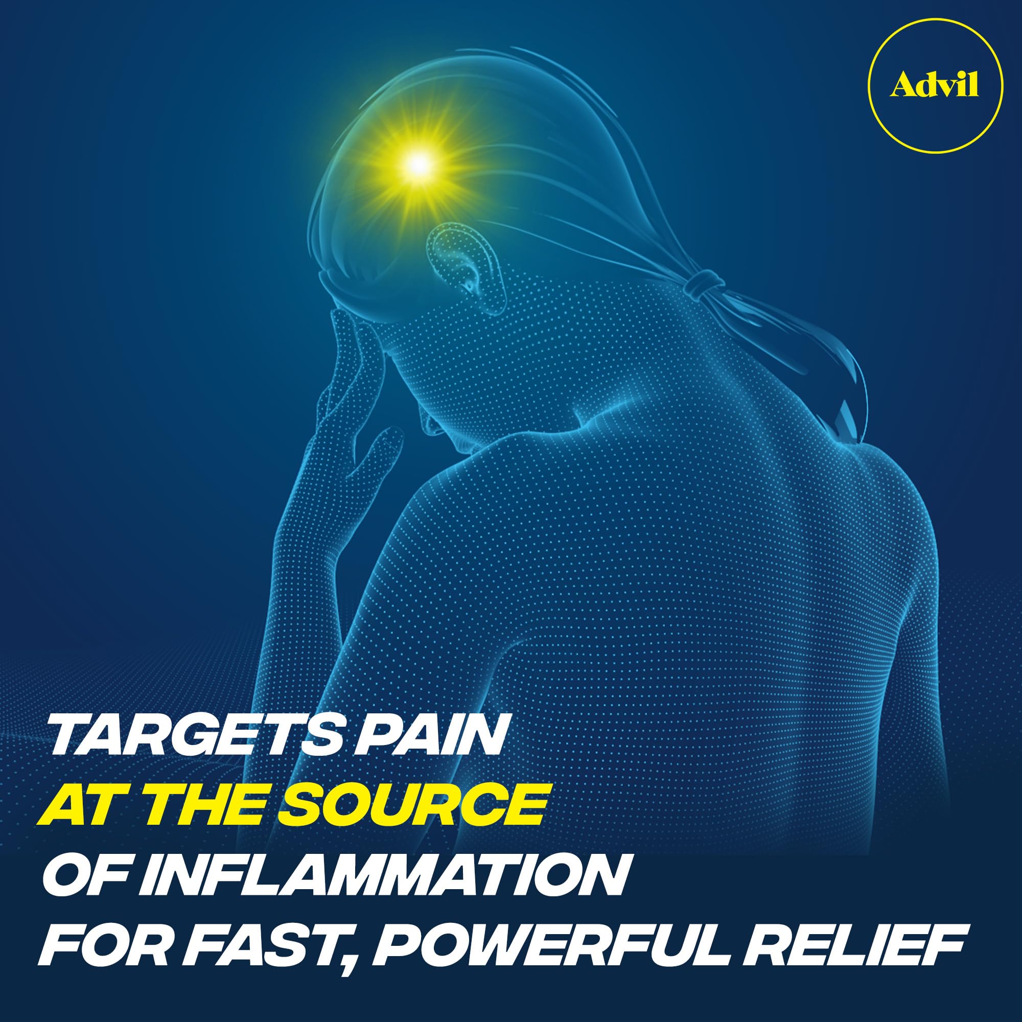 Advil Ibuprofen 200mg Pain Reliever Tablets, 100 Ct