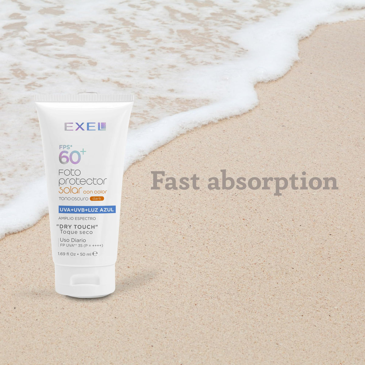 SPF 60 Facial Sunscreen UVA UVB Blue Light Protection - EXEL Official Imagery - 6
