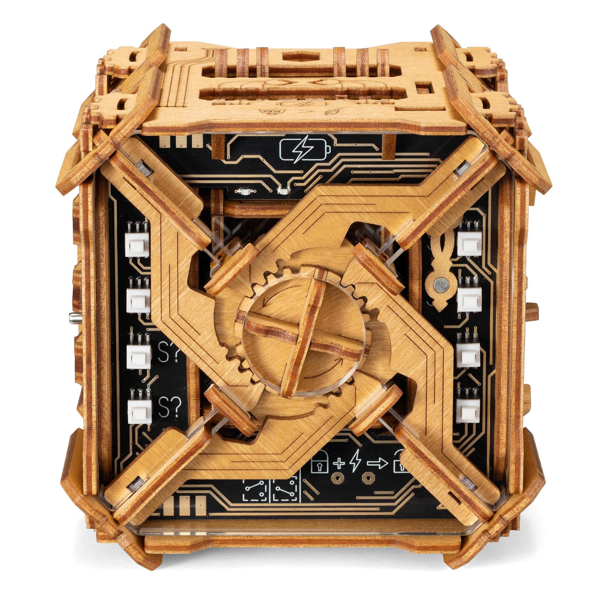 Puzzle Potato Tesla Box - Self-Powered Electronic Puzzle Box for - PUZZLE POTATO Official Product View 1