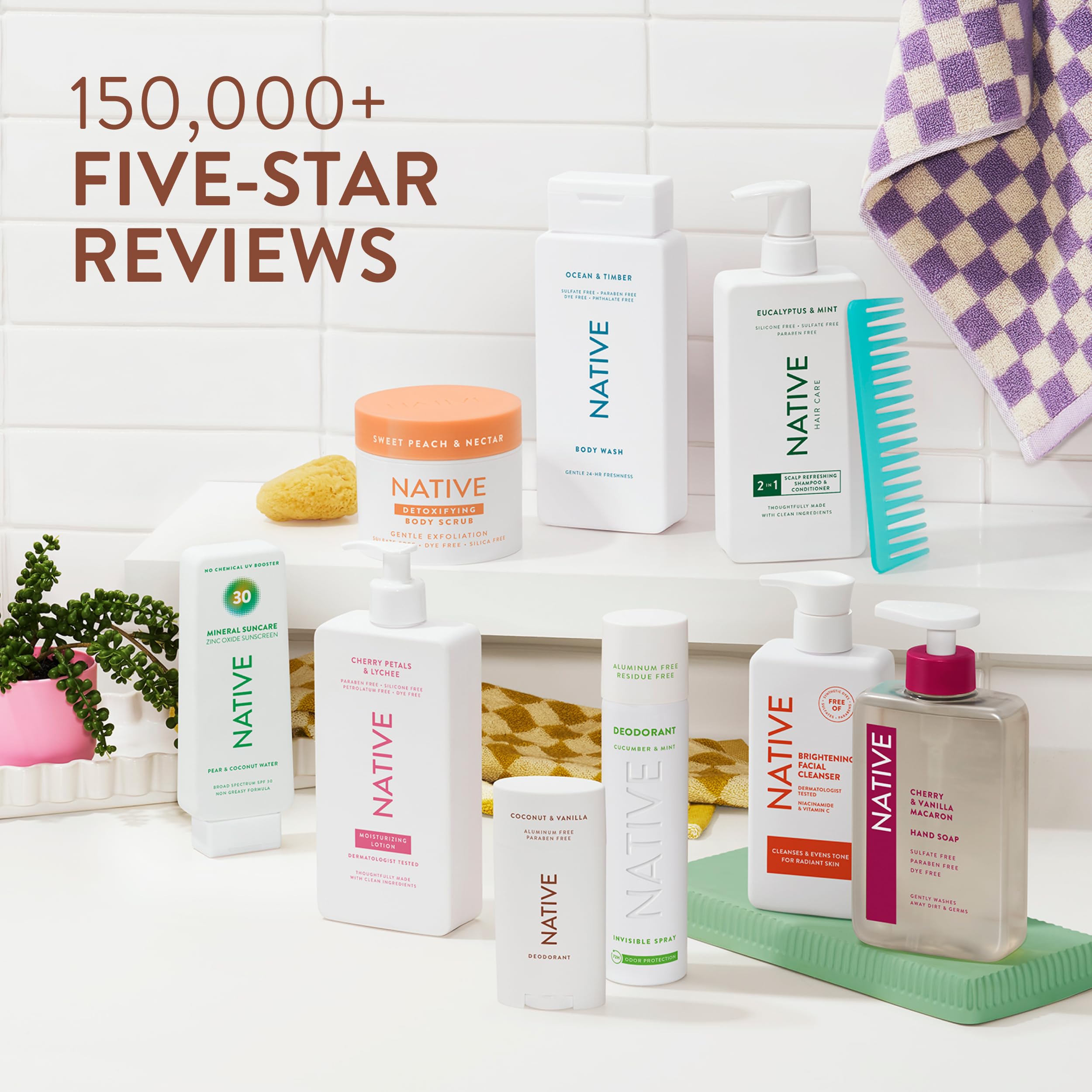 Elefair Tech Native Body Scrub, Gently Exfoliates & Moisturizes for Smoother - Elefair Tech Official Product View 6