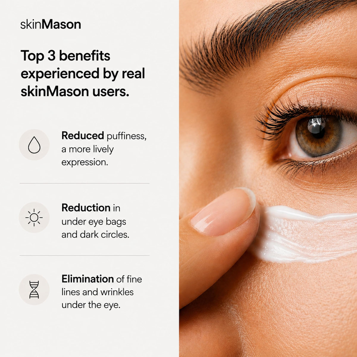 Bakuchiol Peptide Eye Cream - SkinMason Official Product Imagery - 8