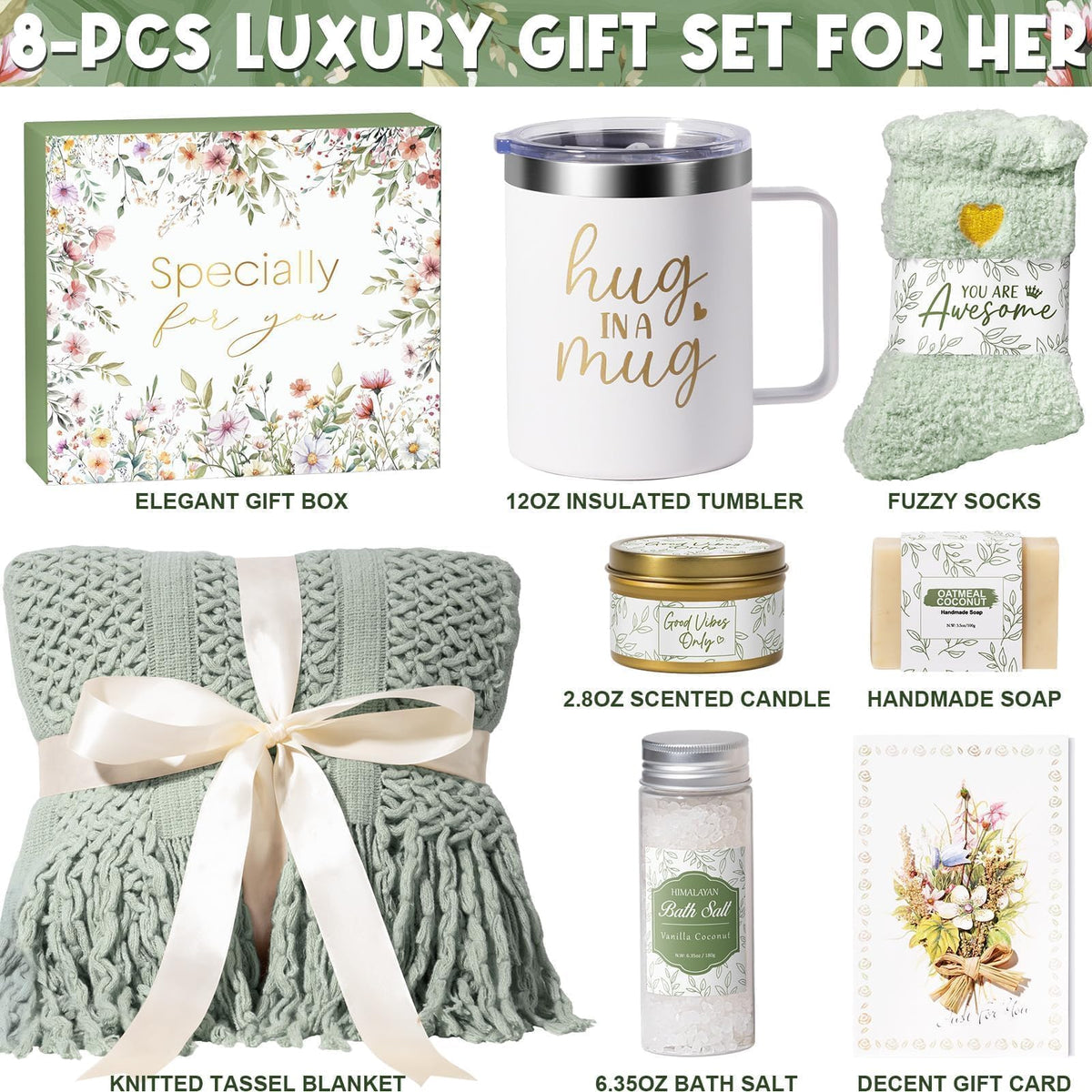 Self Care Get Well Soon Gift Baskets for Women Birthday - MAYICIVO Official Imagery - 4