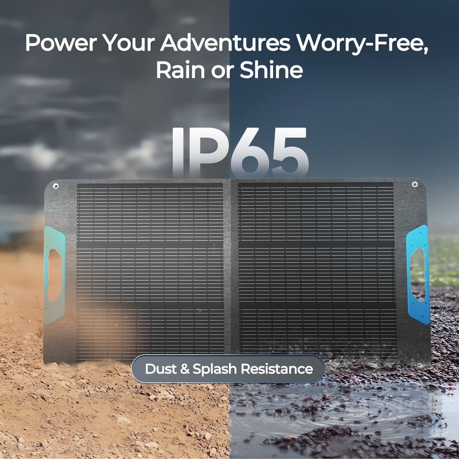 Renogy 100W Portable Solar Panel for Power Stations, 25% High Eff - Renogy Official Product View 9