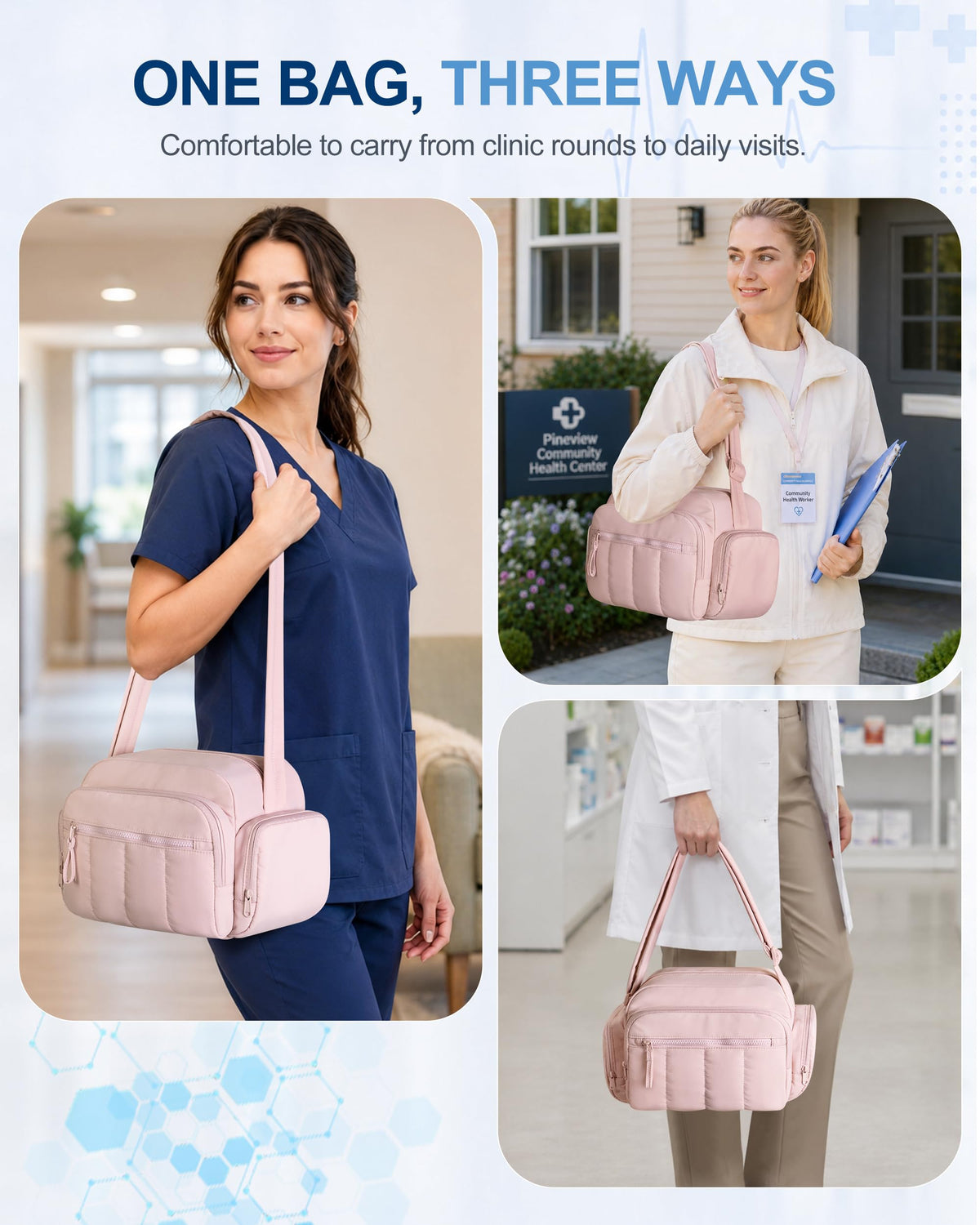 Trunab Mini Home Health Nurse Bag Organizer Multi Pockets - Trunab Official Imagery - 7