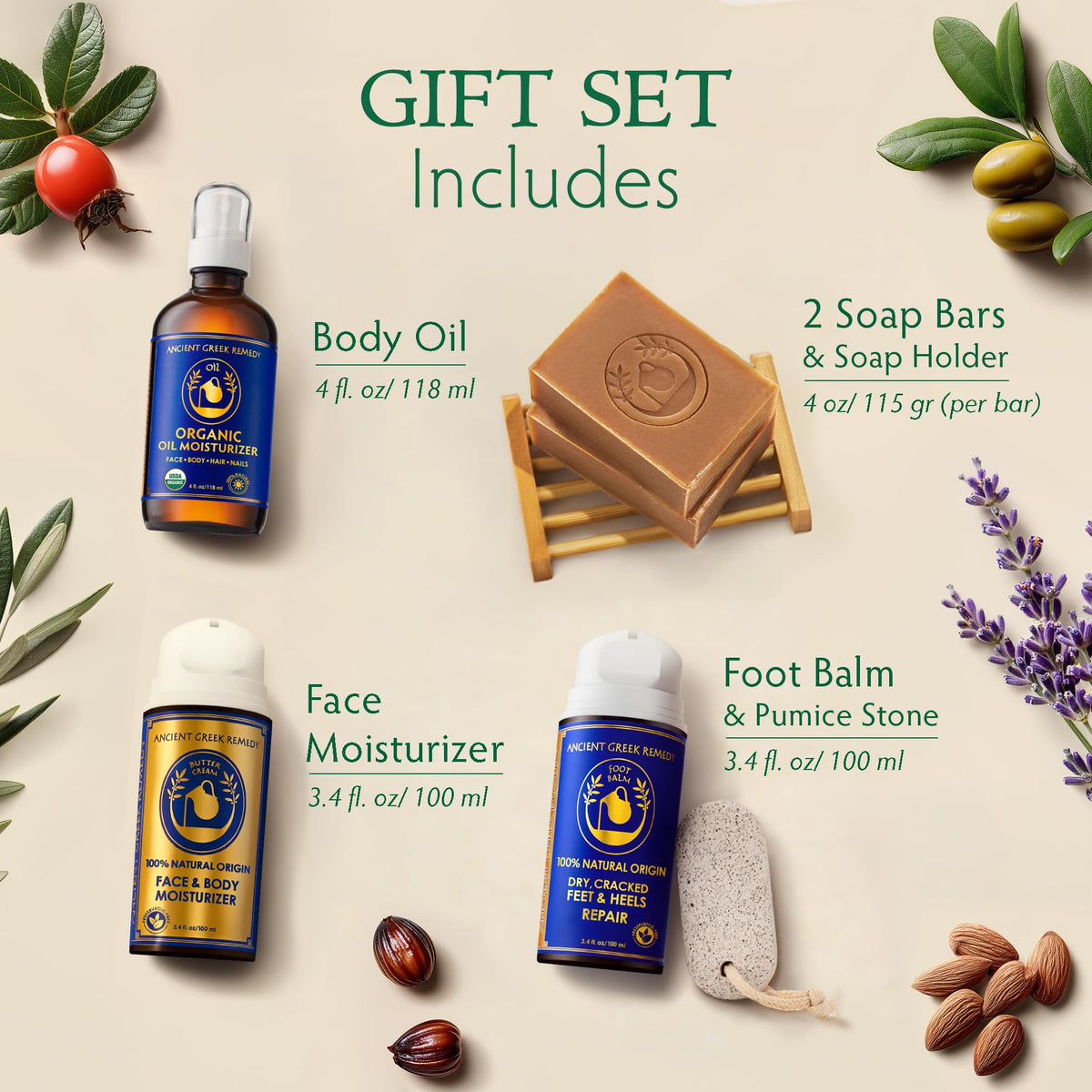 Ancient Greek Remedy Organic Skincare Gift Set - Ancient Greek Remedy Official Imagery - 4
