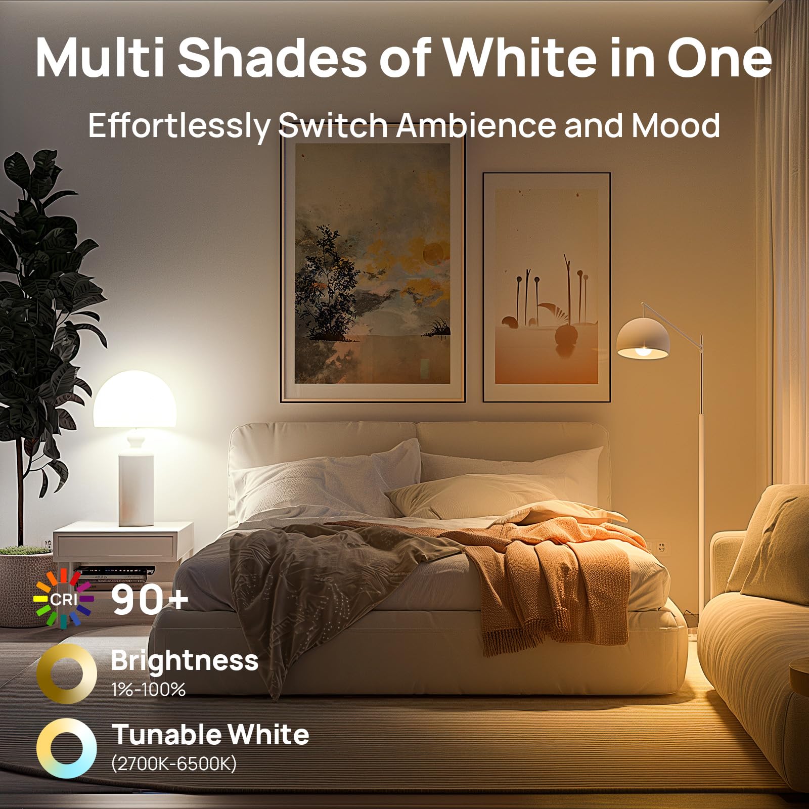 Linkind Matter Smart Light Bulbs, Work with Apple Home, Alexa, Go - Linkind Official Product View 4