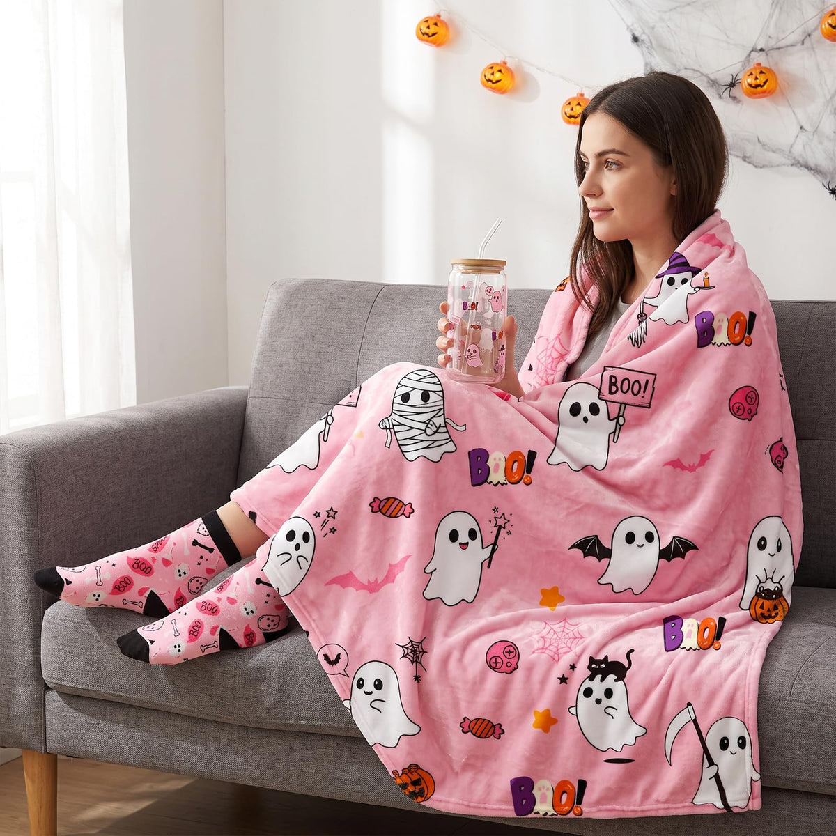 Boo Basket Stuffers for Women 10Pcs Halloween Spooky Theme - PuffDecoLab Official Imagery - 6