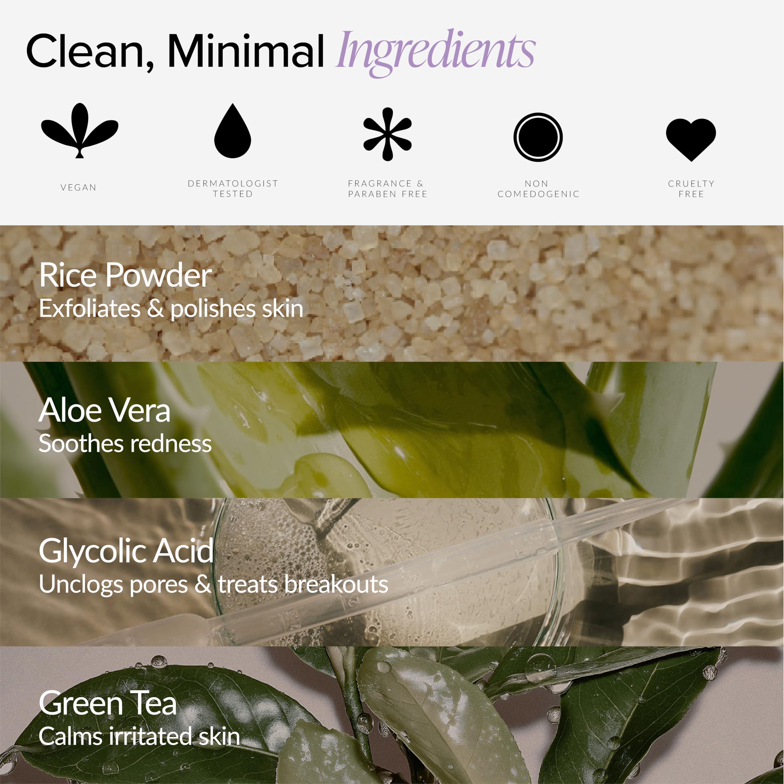 Beia Exfoliating Bikini Body Scrub with Glycolic Acid & Rice Powder, 7 - Beia Official Product View 5