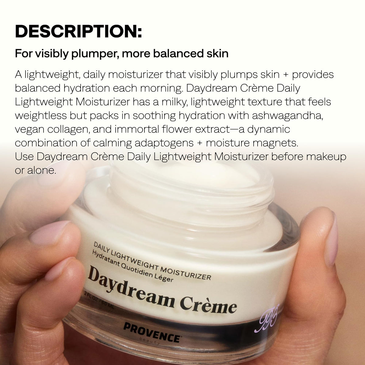 Provence Beauty Daydream Cr me Lightweight Face Moisturizer - Provence Beauty Official Imagery - 8
