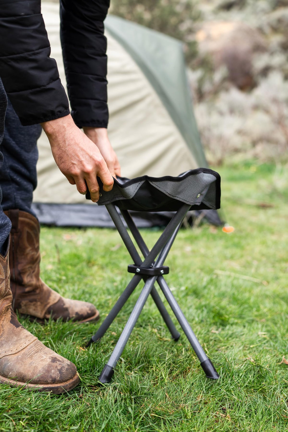 Stansport Apex Fold Up Stool - Stansport Official Imagery - 7