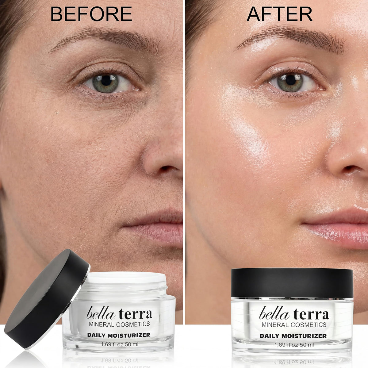 Bellaterra Cosmetics Daily Face Moisturizer Cream with Aloe - Bellaterra Cosmetics Official Imagery - 4