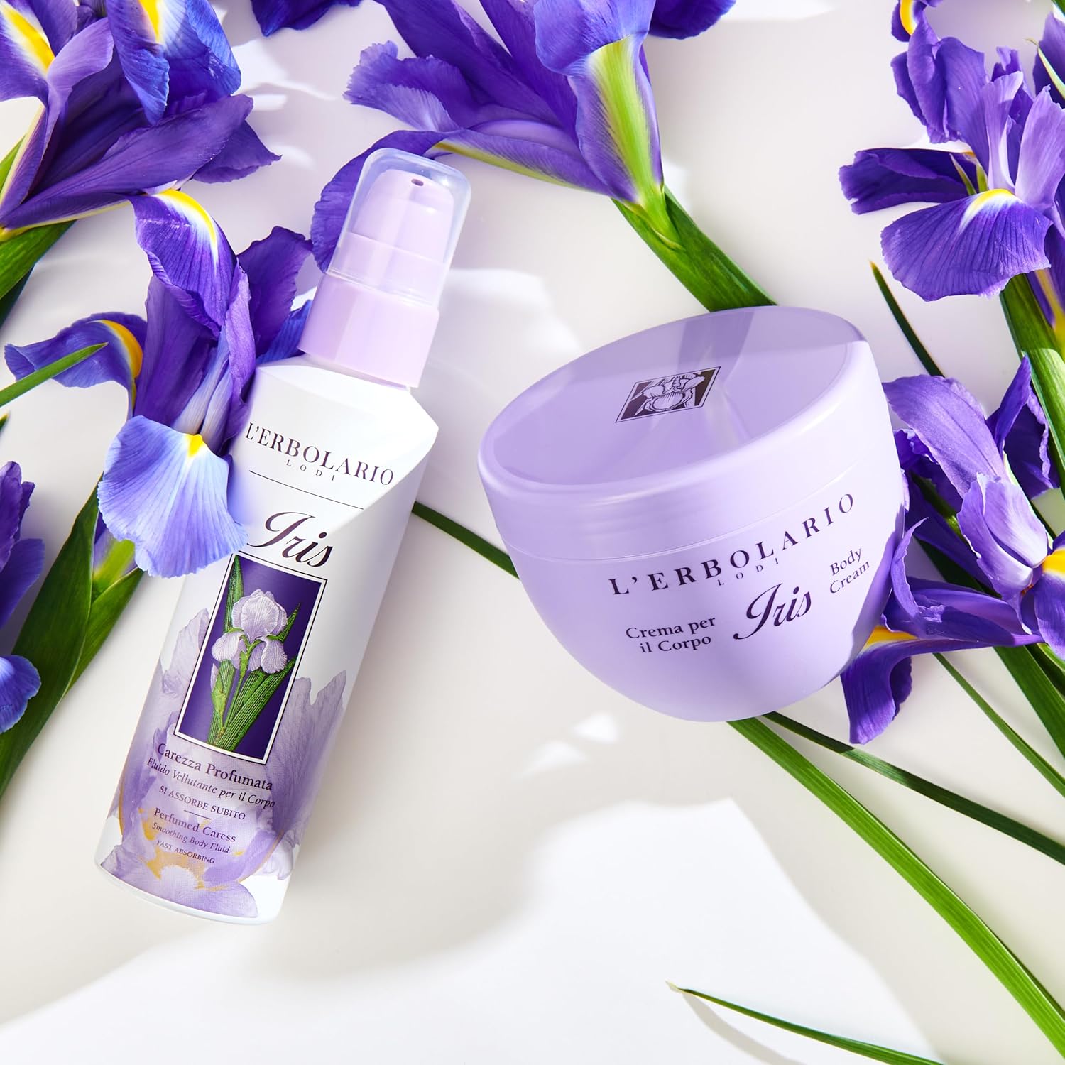 L'Erbolario moisturizing body cream in a rich skin care body butter jar, ideal for women with nourishing, hydrating formula.